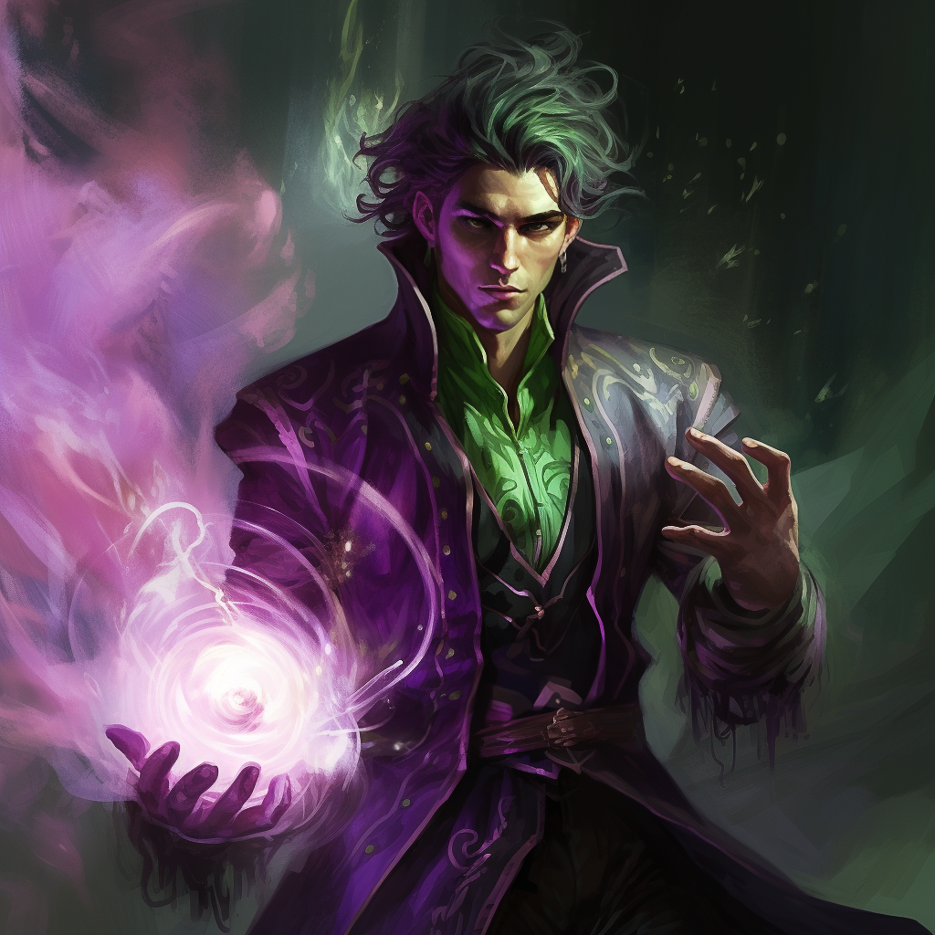 Dain, the Handsome Warlock (That's my character, and I play him because I'm not a handsome warlock in real life. I mean, my mom tells me I'm handsome... but I'm definitely not a warlock.)