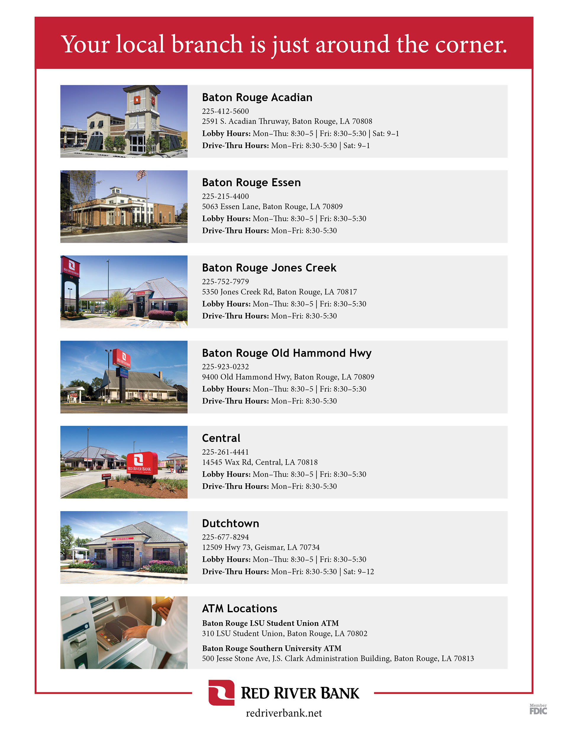 branch location flyer