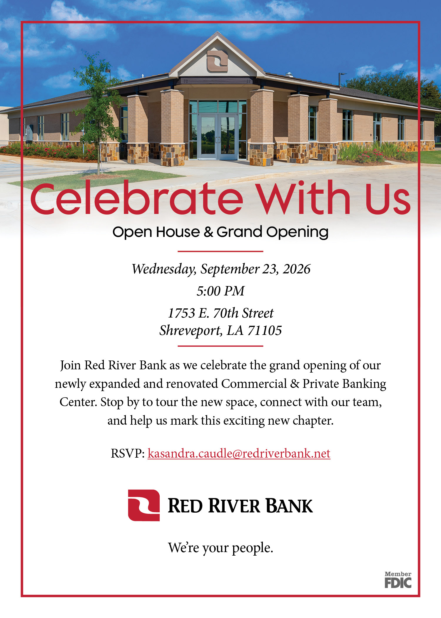 ribbon cutting invitation