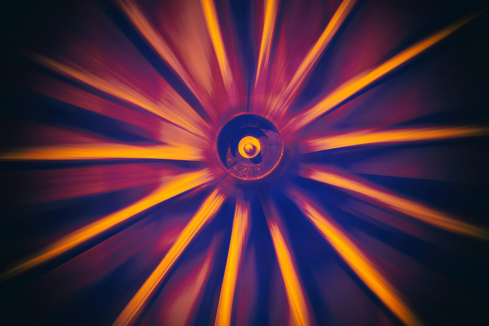 Used an old wooden wheel as base photo to make this abstract looking image.