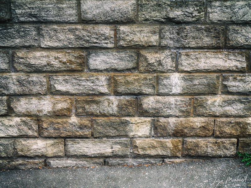 Yet another brick wall. The spirit of those still life scenes are very harmonic to me.                               