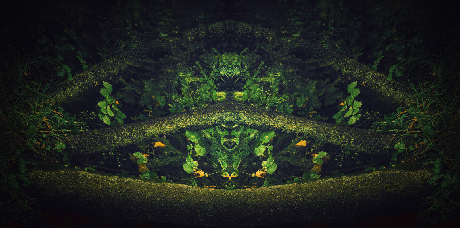 Mysterious and creepy scene with a golem figure.