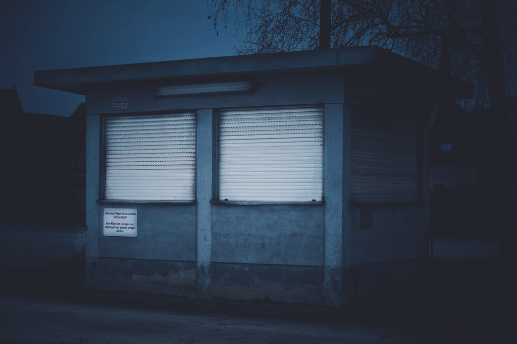 Abandoned old caretaker house