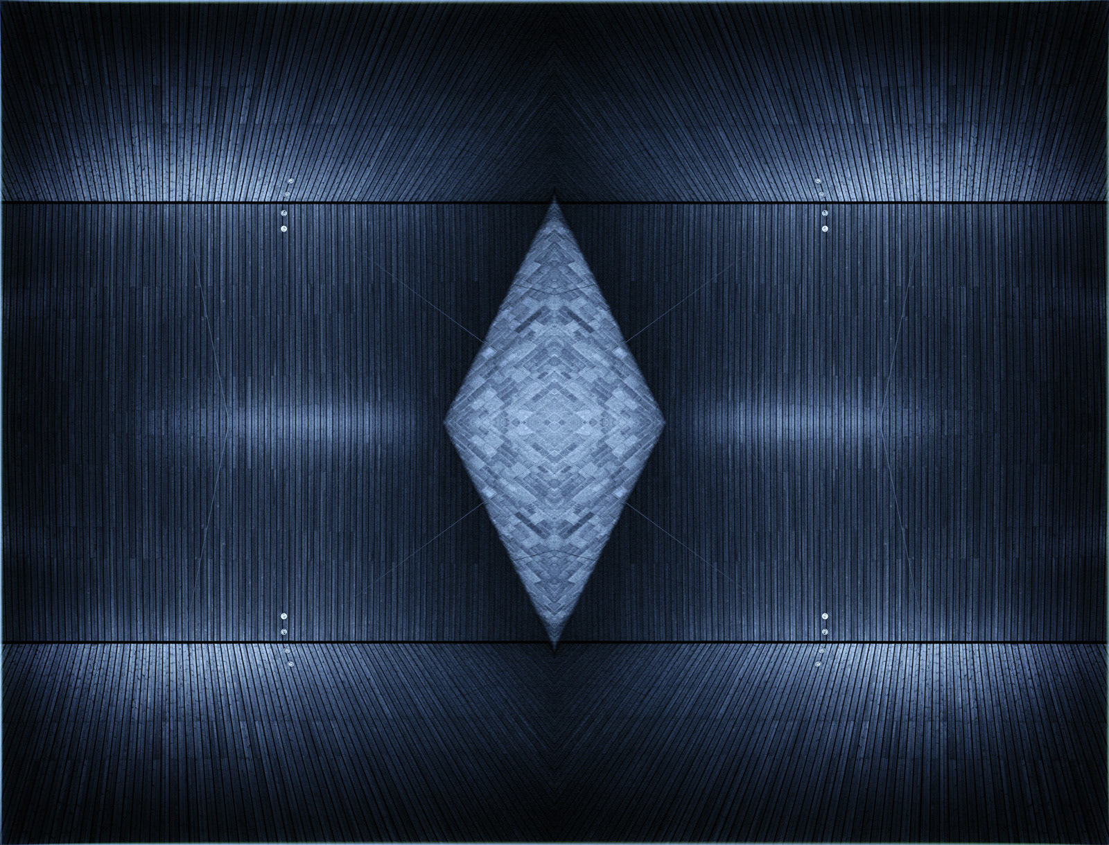 Experimental arrangement of a church ceiling.