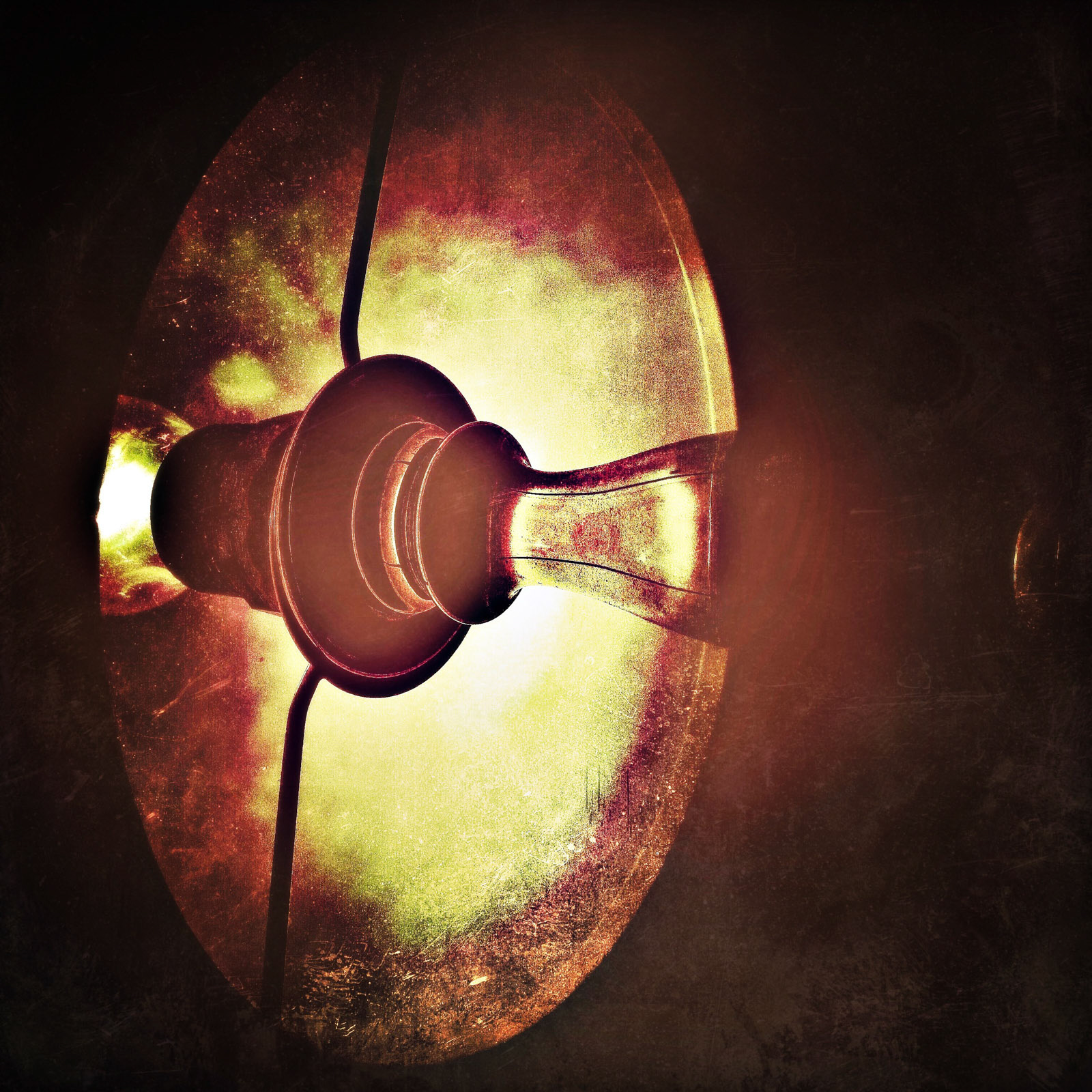 Abstract lamp artwork, shot with iPhone 7 Hipstamatic app and post produced with Hipstamatic.