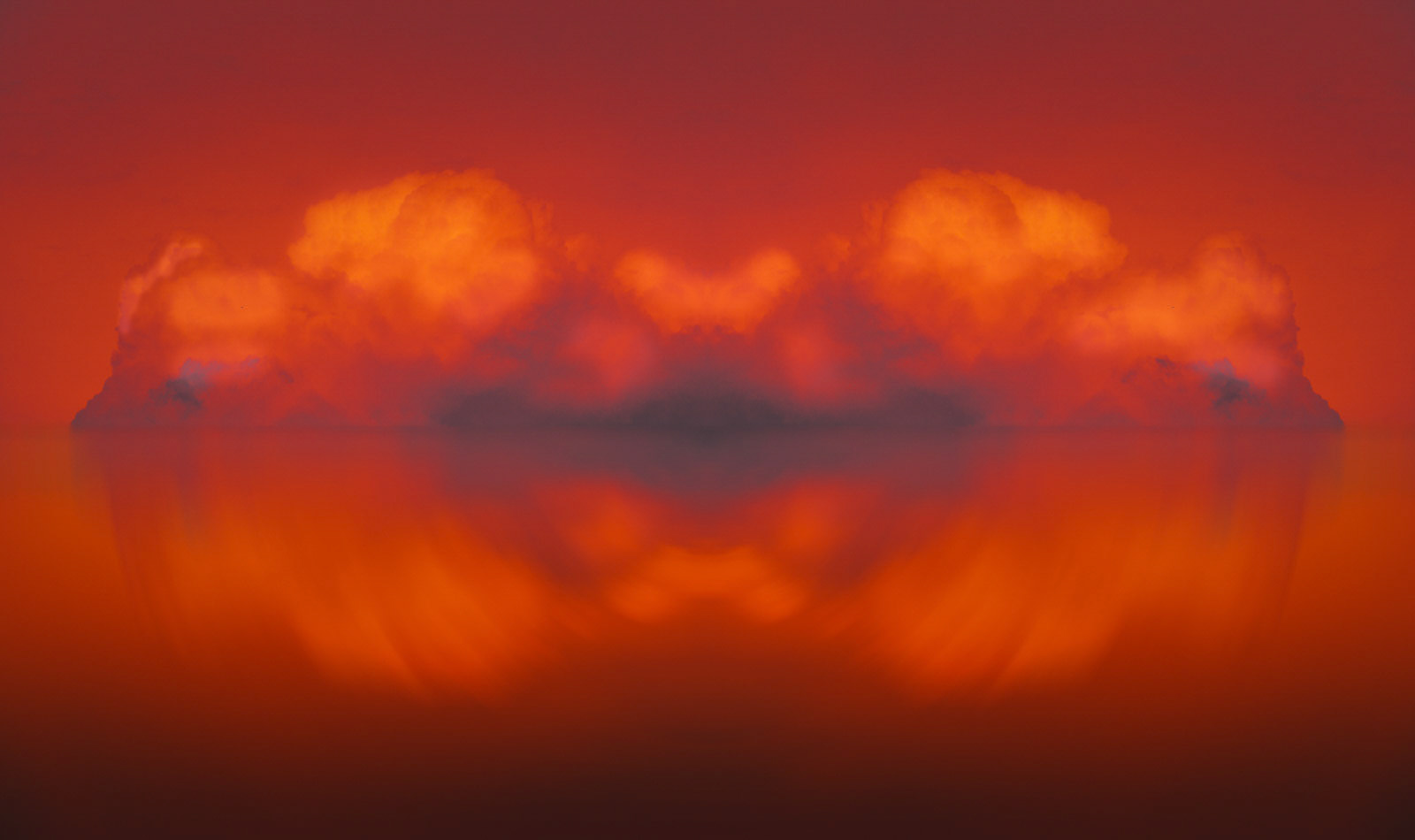 Firecloud artwork - Composing made of 1 Cloud-Picture.