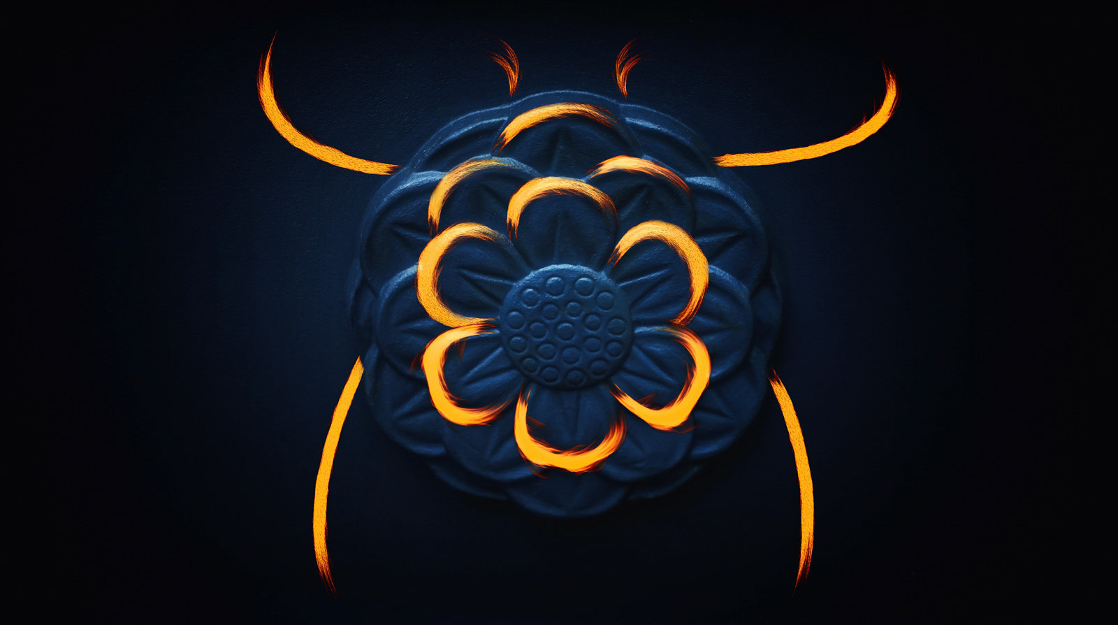 Introducing my abstract firebug - it's a combination of a surface/emblem and flames made with photoshop. Be always inspired and creative.