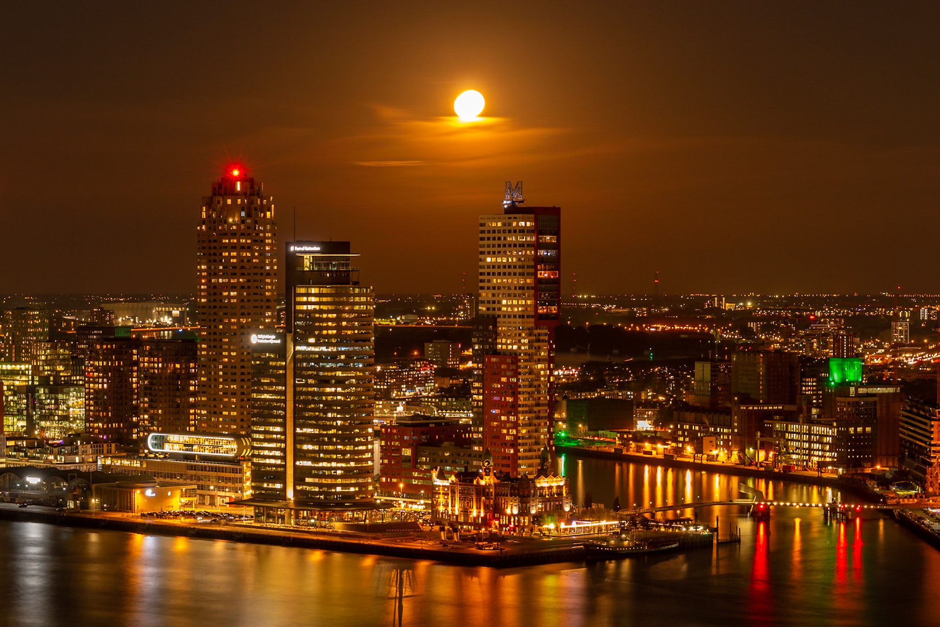 Vanaf Euromast Rotterdam