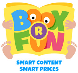 Boox R Fun | עיצוב לוגו למותג ספרי ילדים עבור השוק הבינלאומי