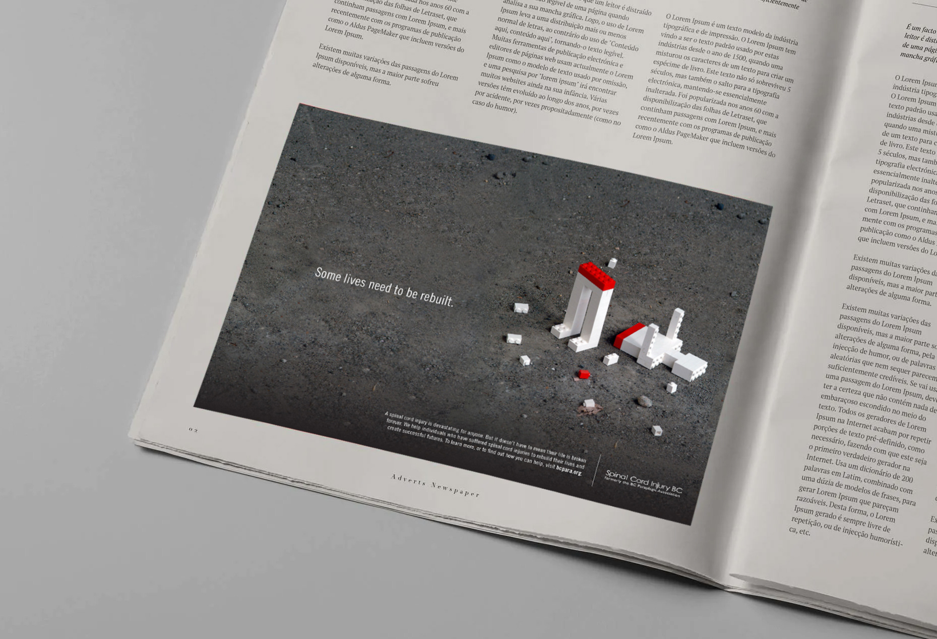 Spinal Cord BC advertising art direction