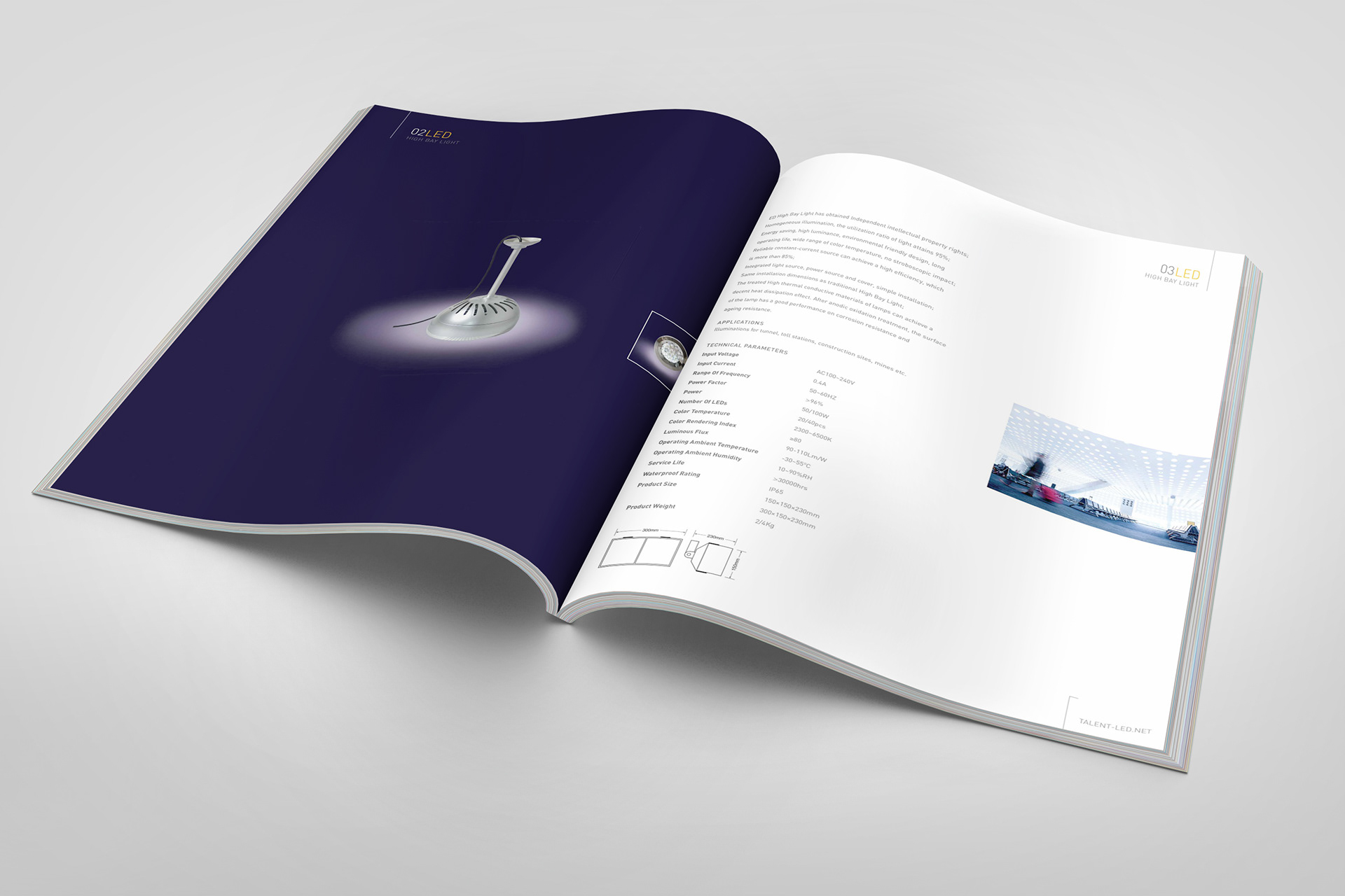 Catalog graphic design product pages