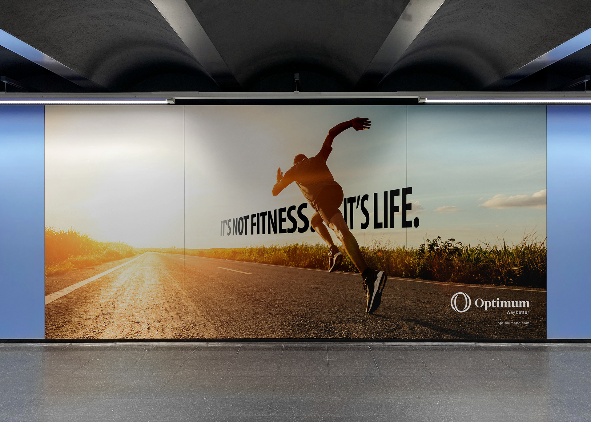 billboard art direction for Optimum coworking
