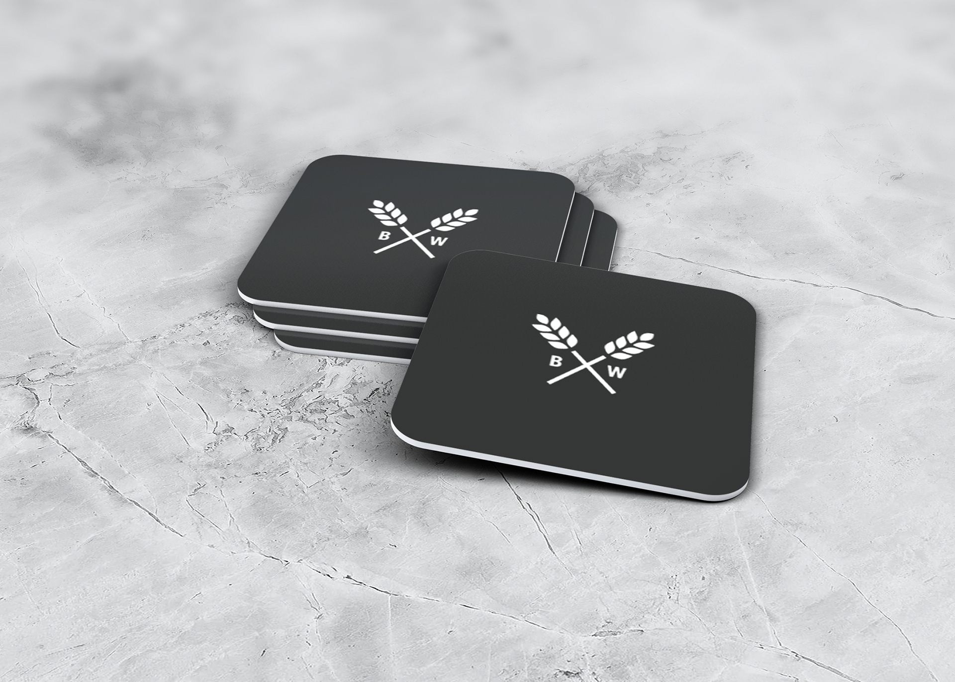 Bruinwood logo on coaster