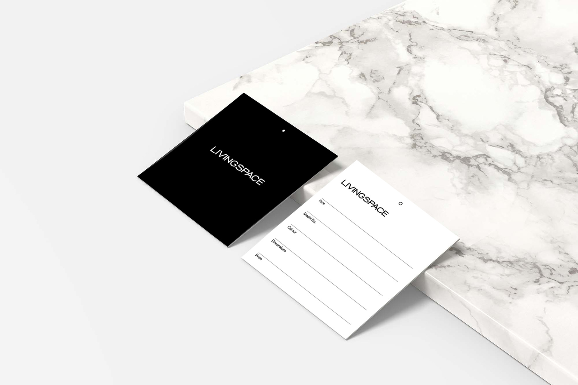Livingspace hangtag design