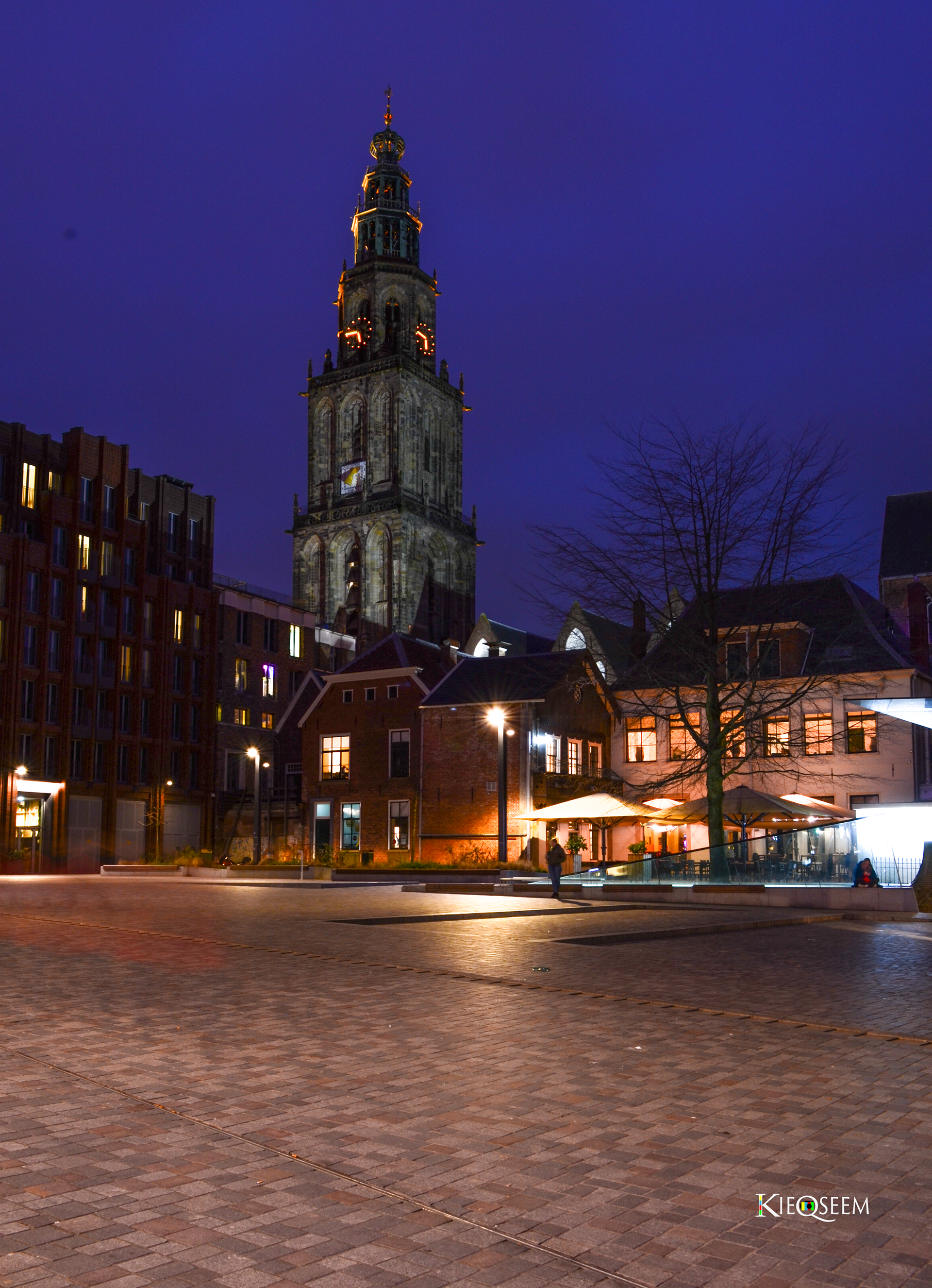 Martinitoren vanaf de Nieuwe Markt