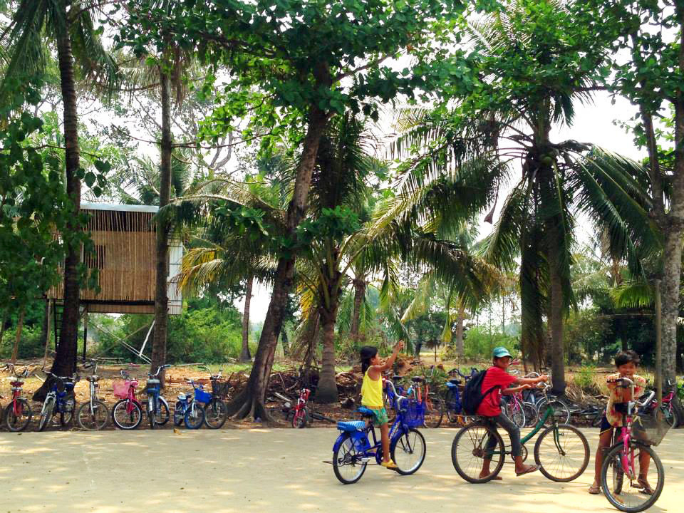 COMPLETED HOUSE SEEN FROM THE SCHOOL PLAY YARD