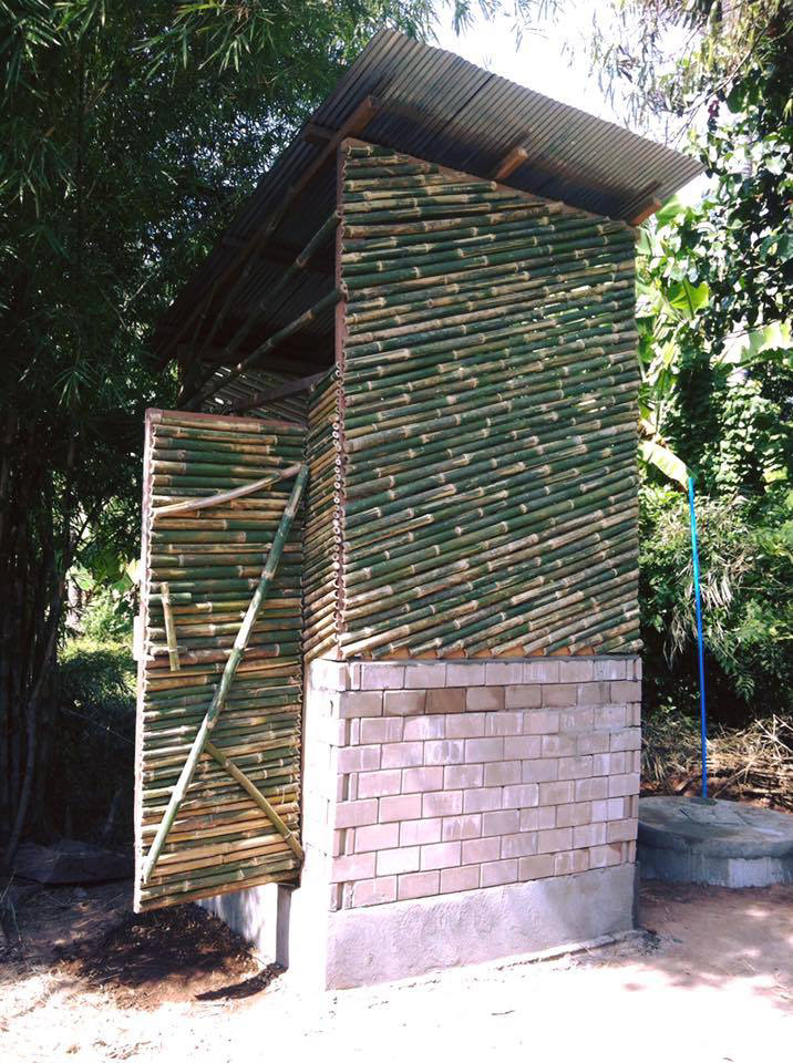 THE COMPLETED LATRINE