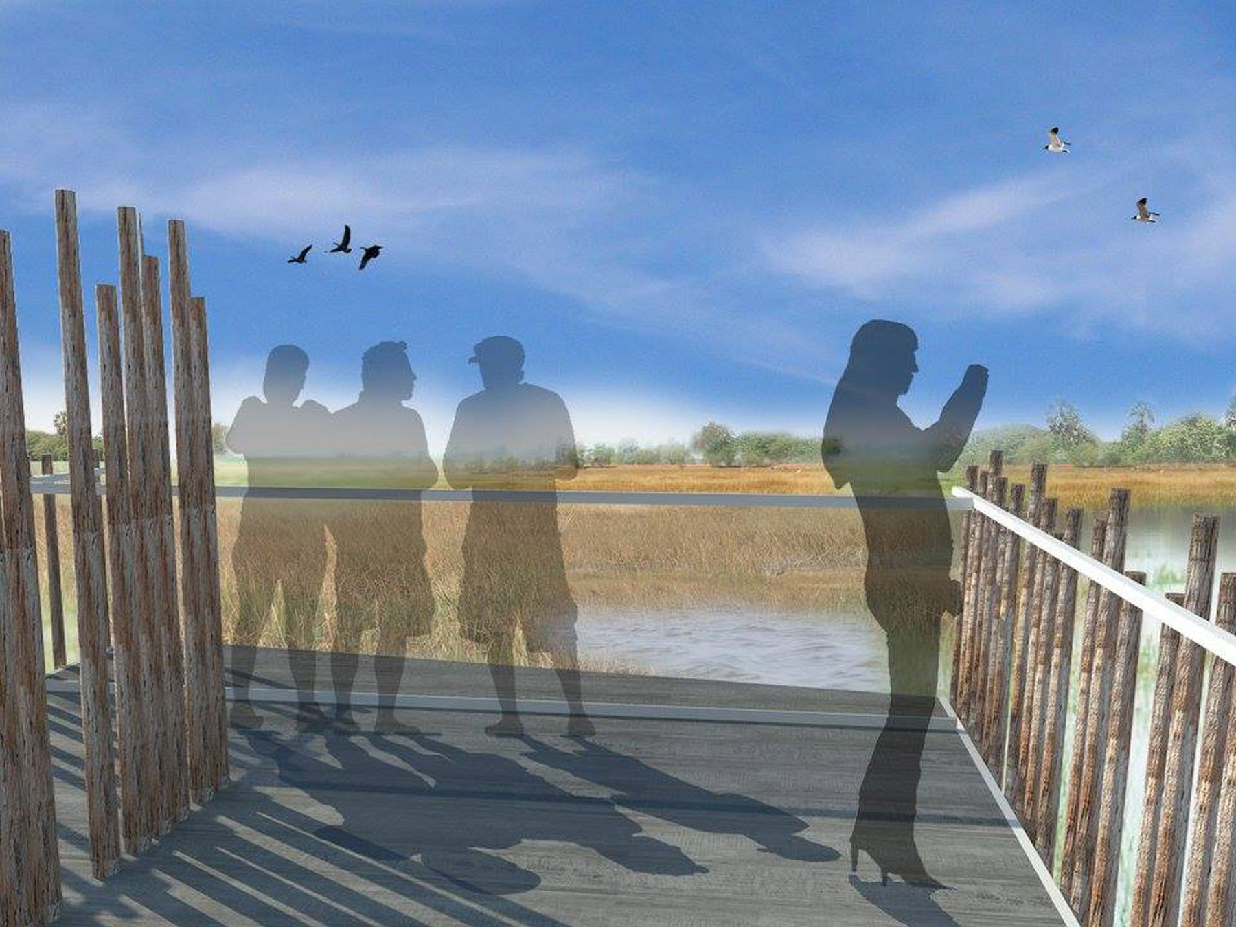 RENDER VIEW OF THE VIEWING DECK