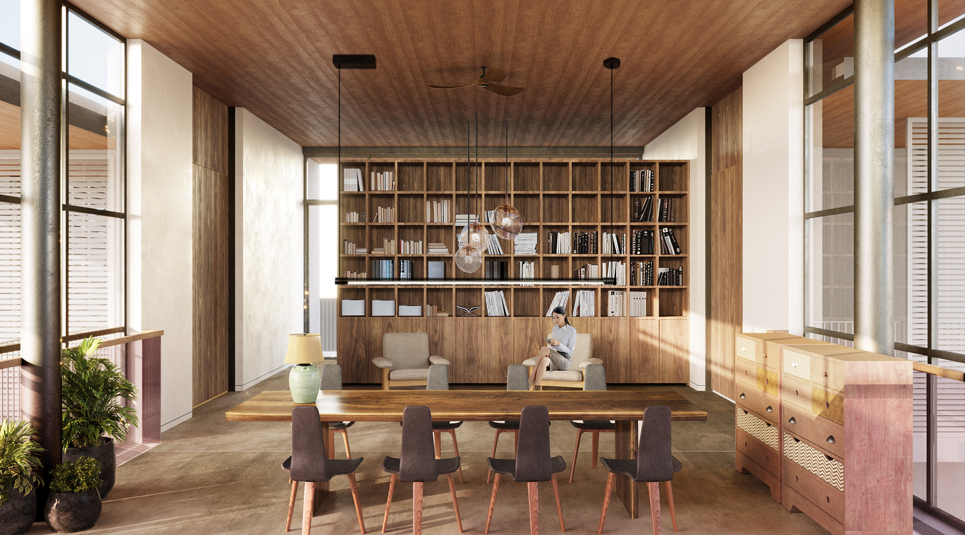 THE LIBRARY ROOM
