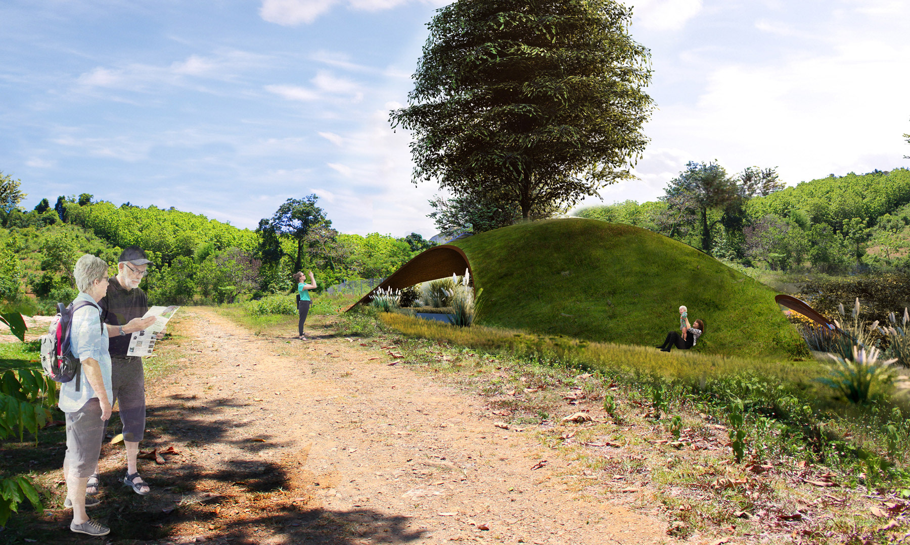 RENDER OF THE VISITOR CENTRE