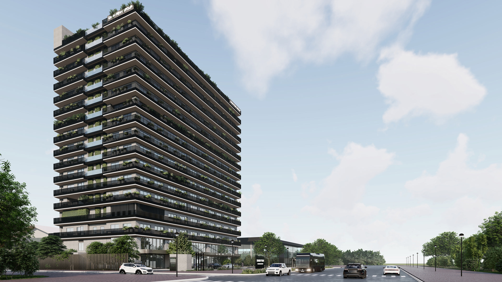 RENDER FROM THE NORTH