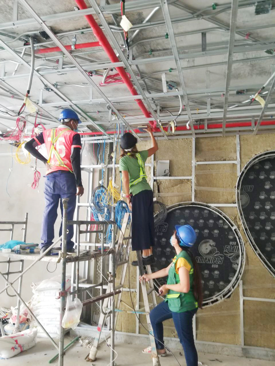 First fix MEP installation inspection