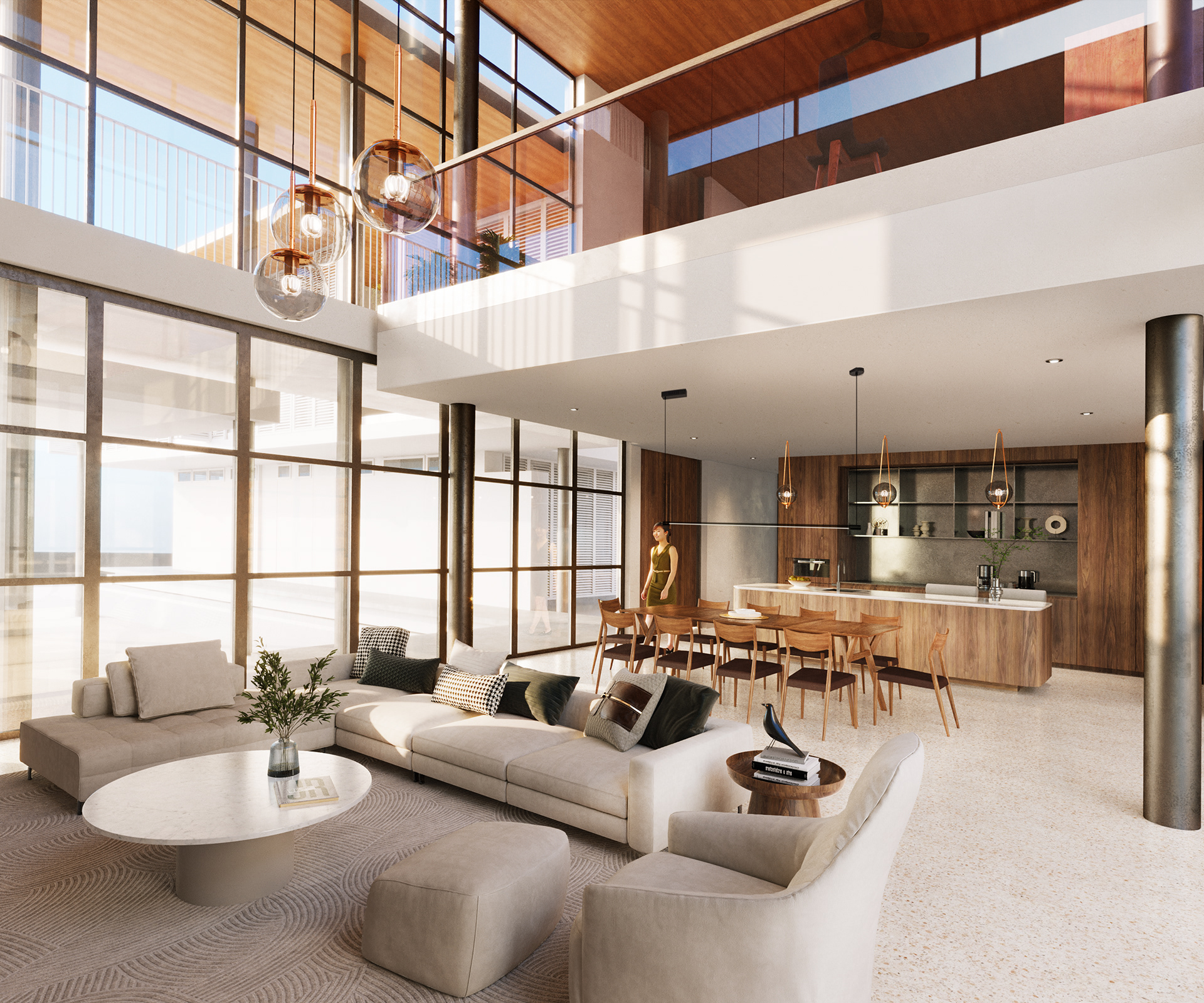 THE LIVING ROOM