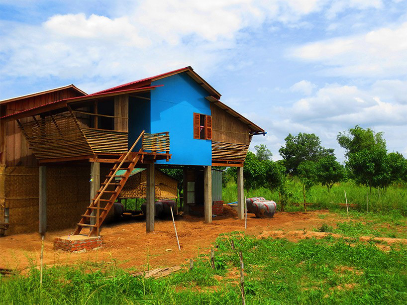 PICTURE OF ONE OF THE COMPLETED HOUSES