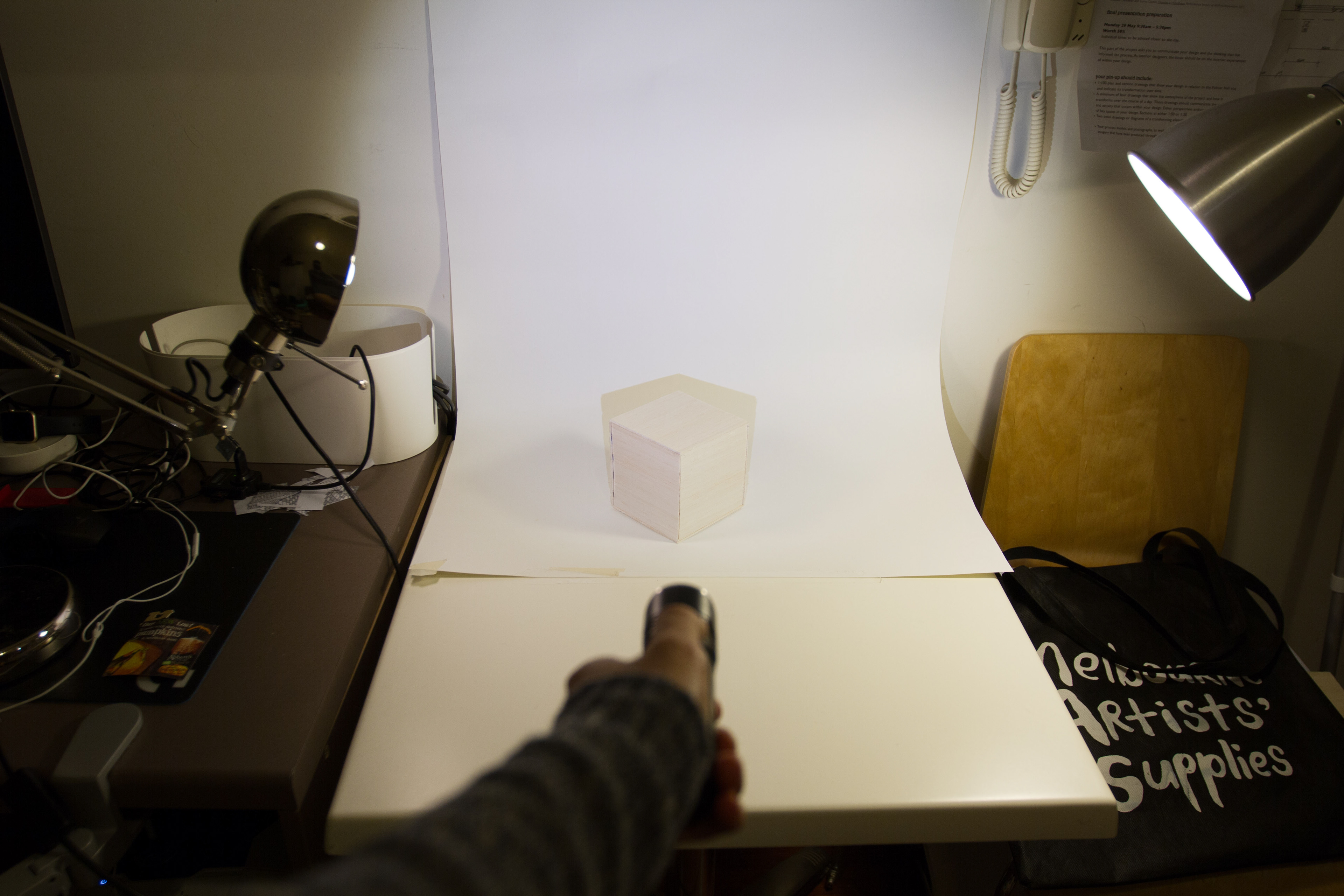 testing light