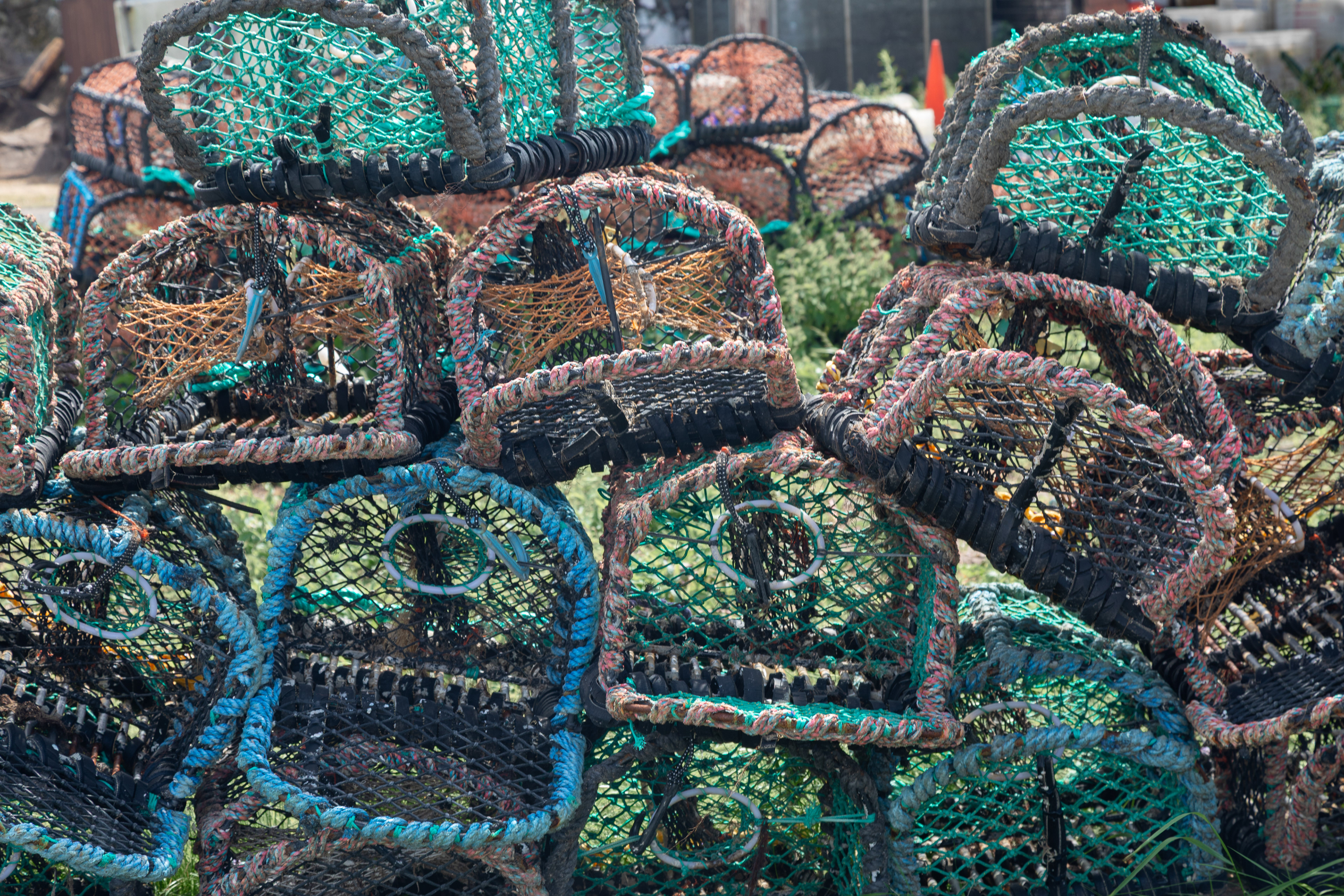 Lobster Pots - Holy Island