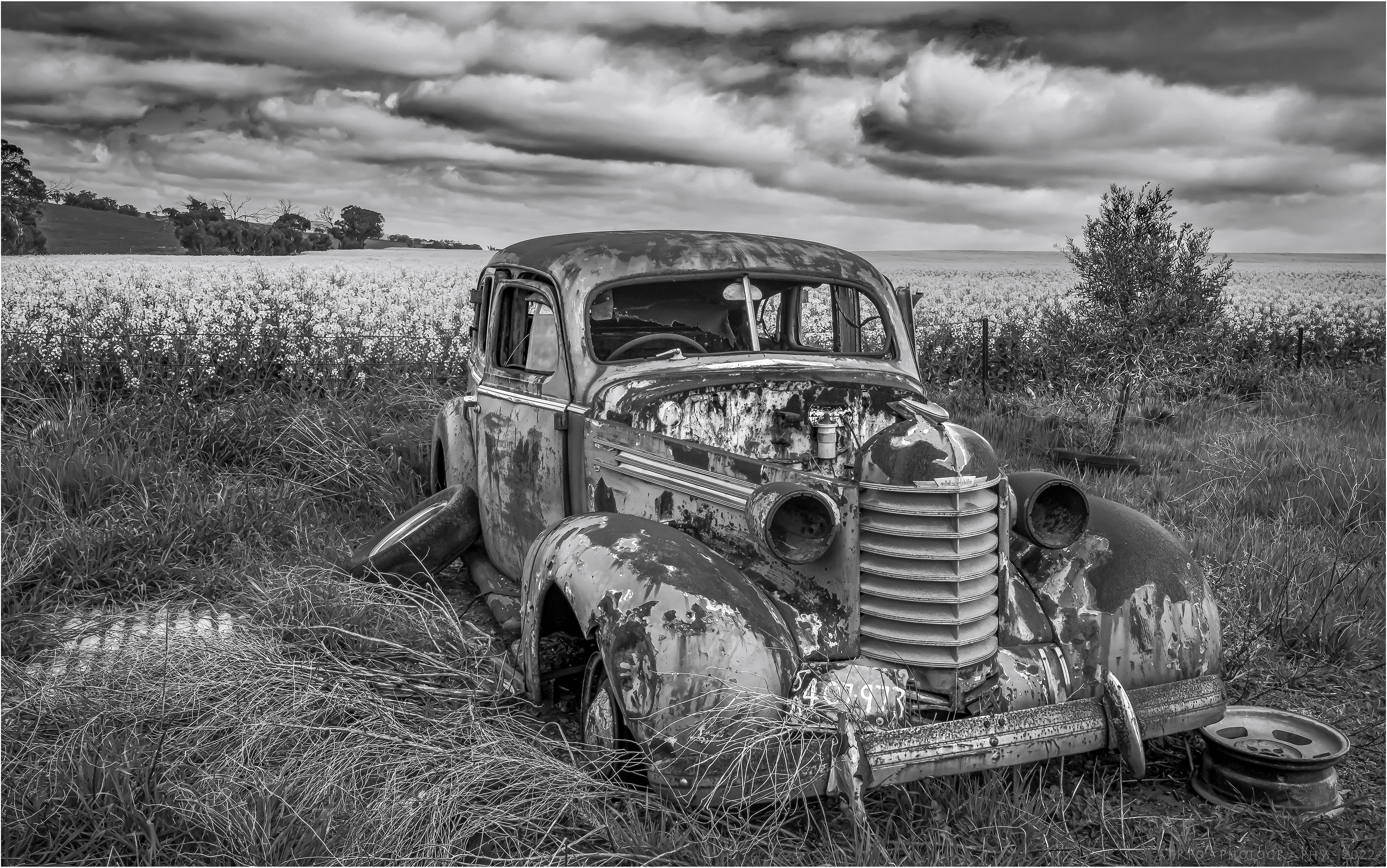 The Green Automobile no. 5'-Outskirts of Melrose - Melrose - Southern Finders ranges - South Australia - September 2021 - 