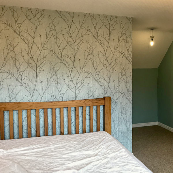 Colour coordinated textured walls
