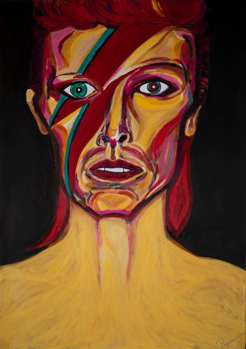 Acrylic on Cotton Paper 100x70 cm