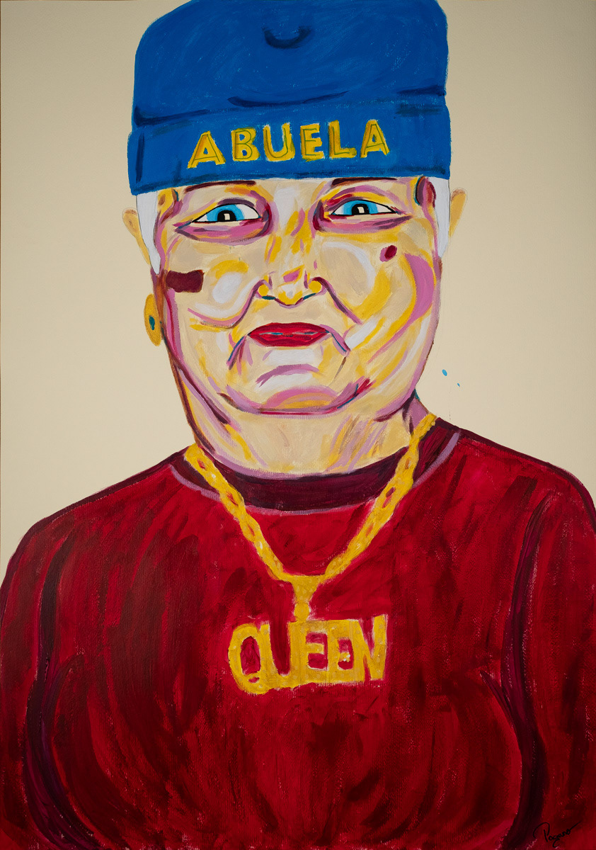Acrylic on Cotton Paper 100x70 cm