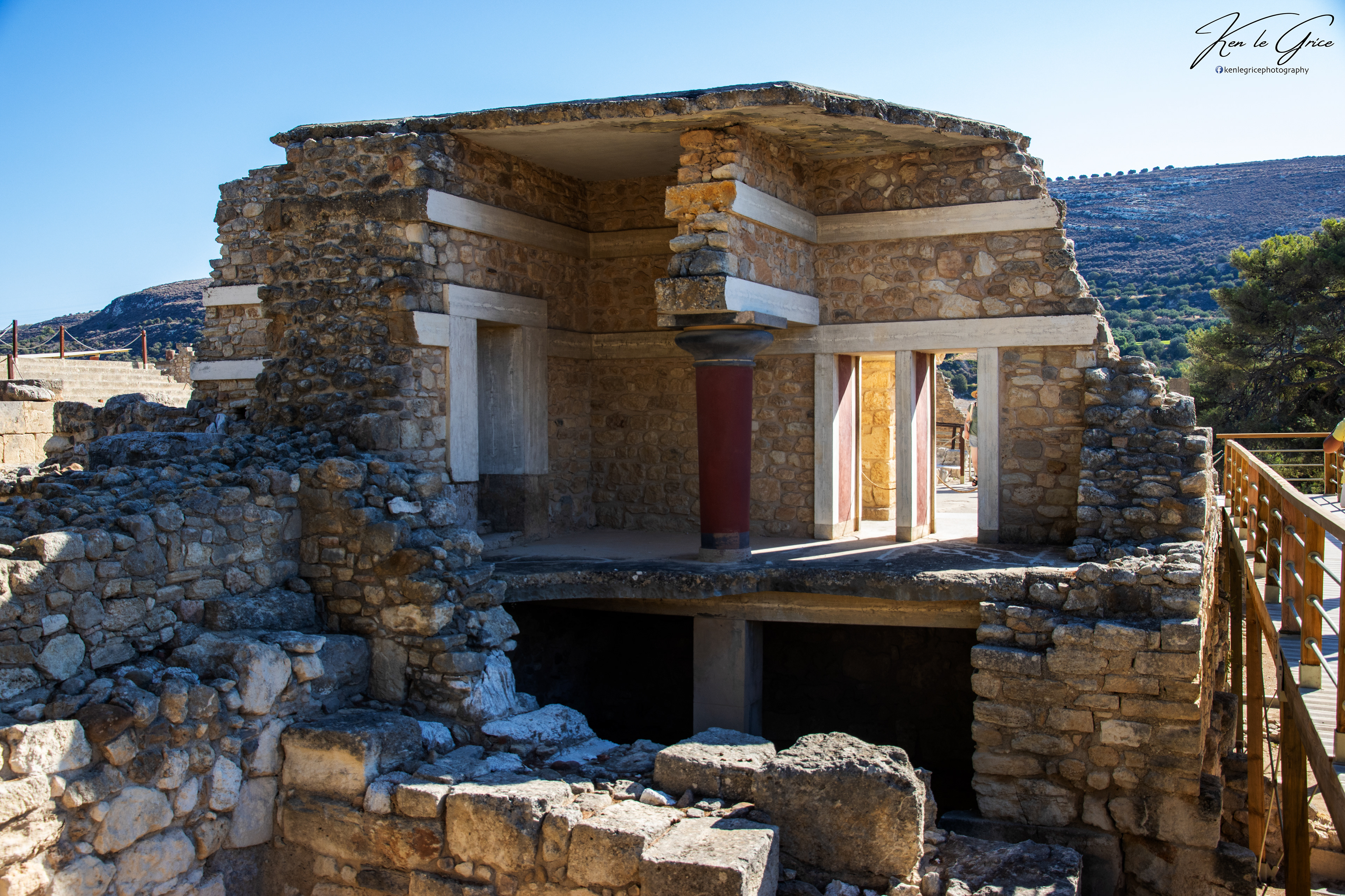 Knossos Palace Ruins, Heraklion, Crete