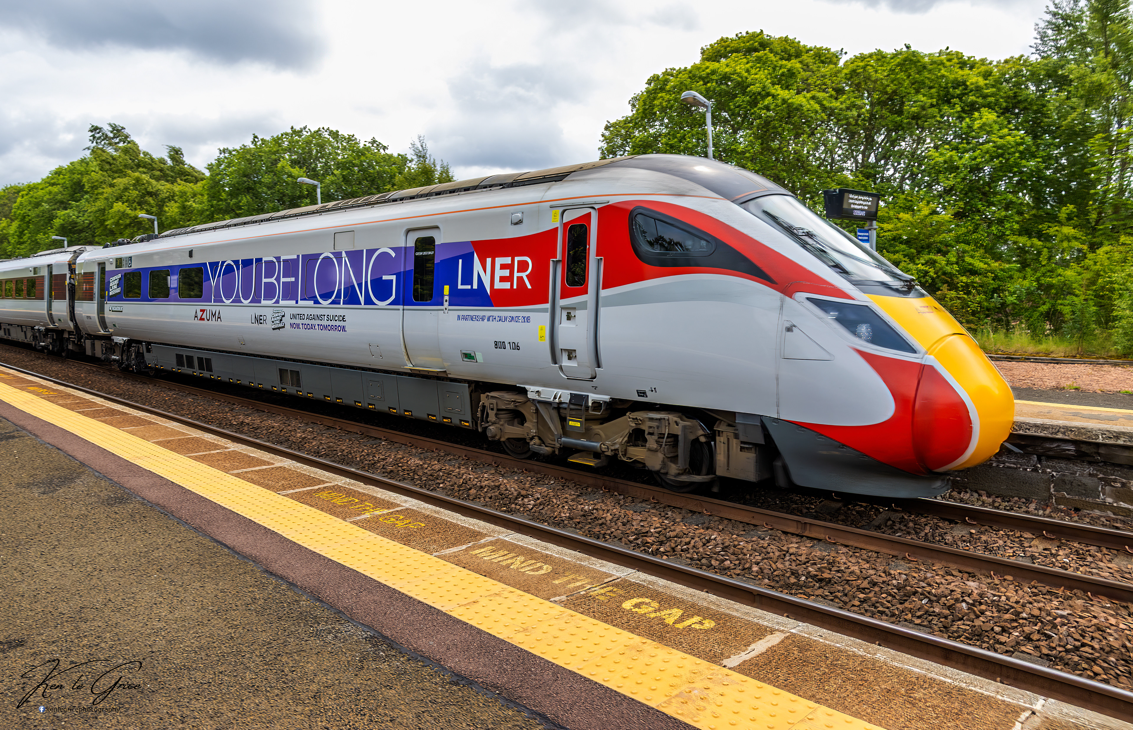 LNER Azuma 'You Belong' livery