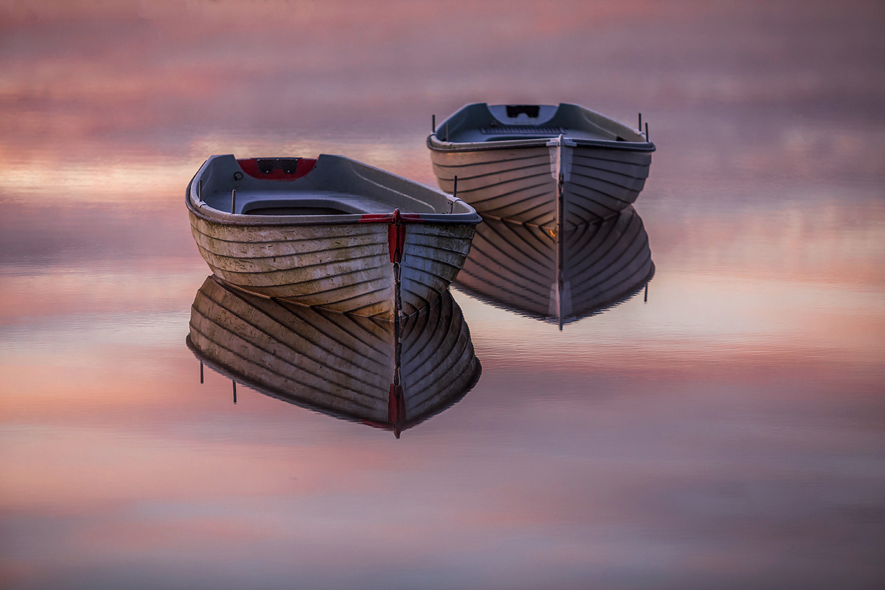 Fishing boats at Loch Rusky