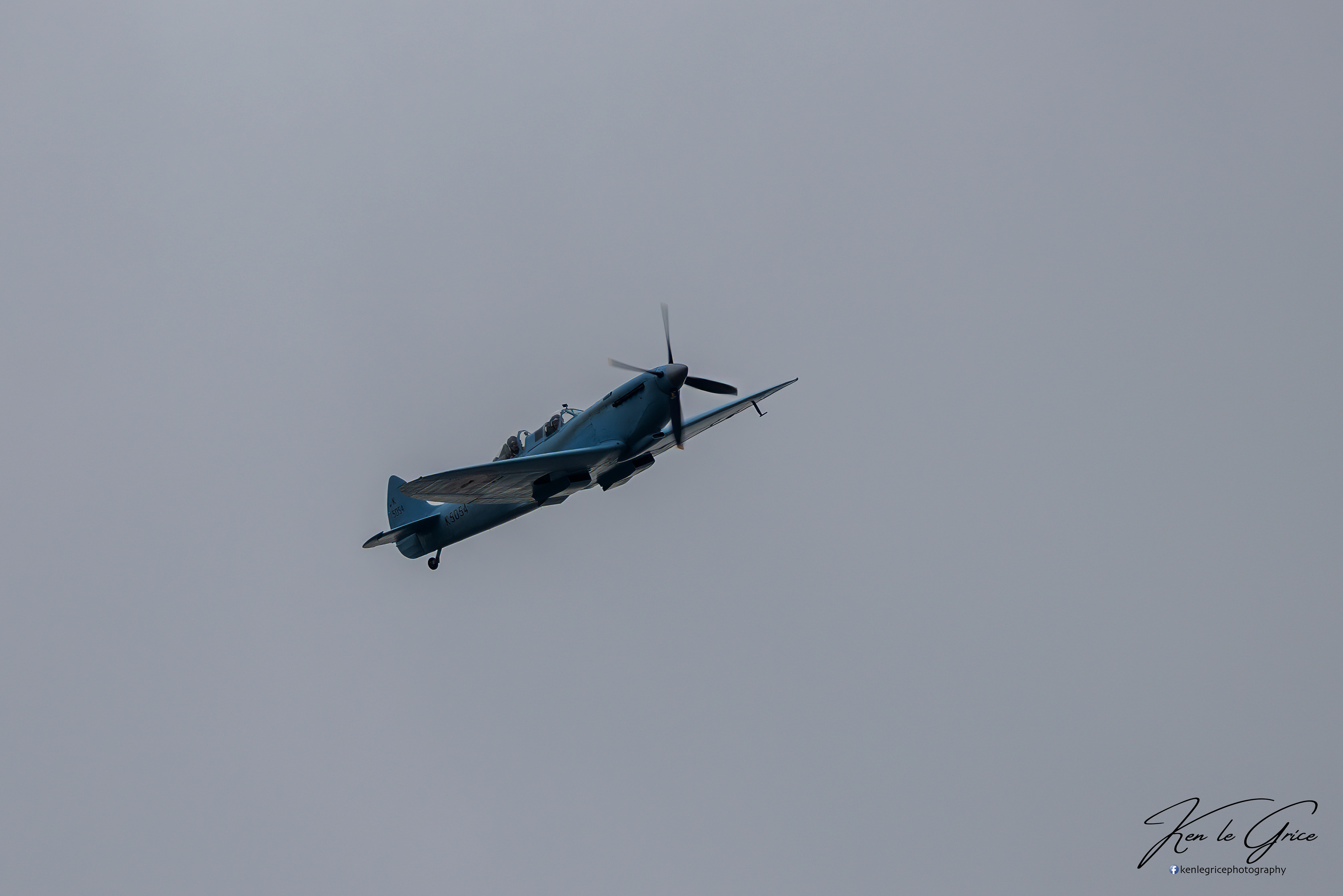 Spitfire K5054 at Leuchars on 90th anniversary tour