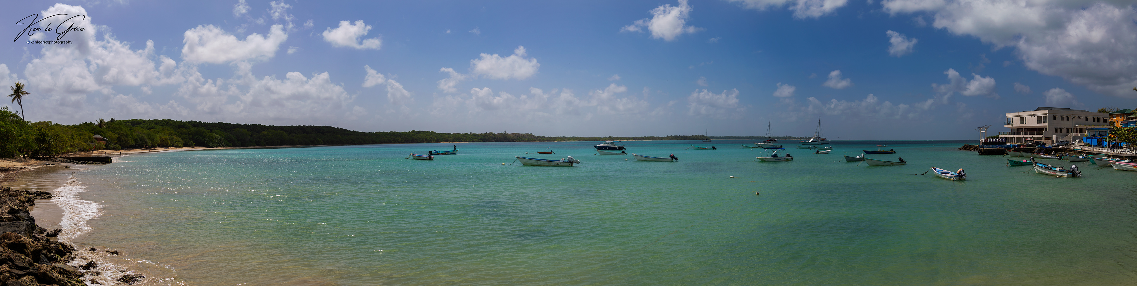 Panoramic view at Buccoo, Tobago