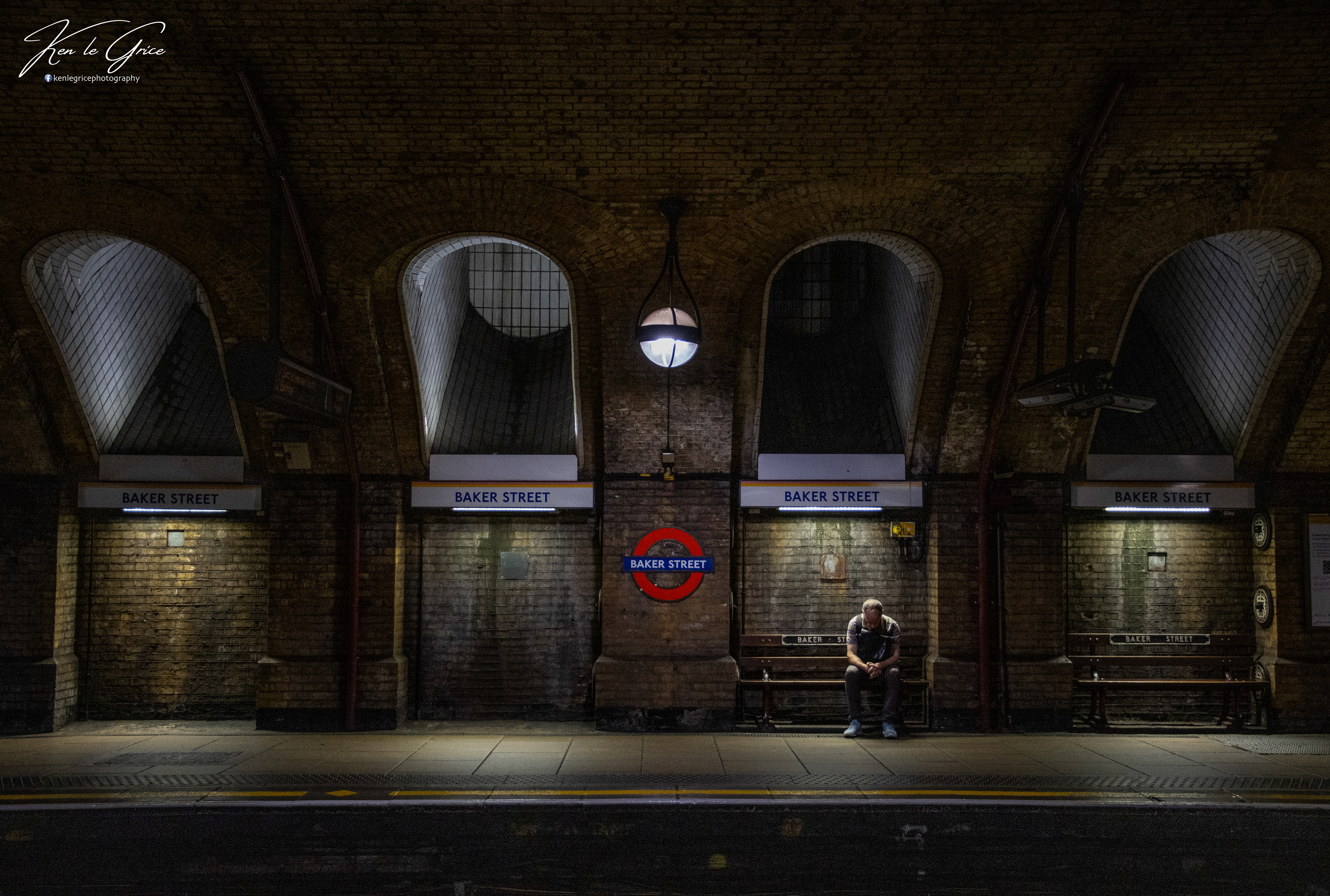 Baker Street underground station. 