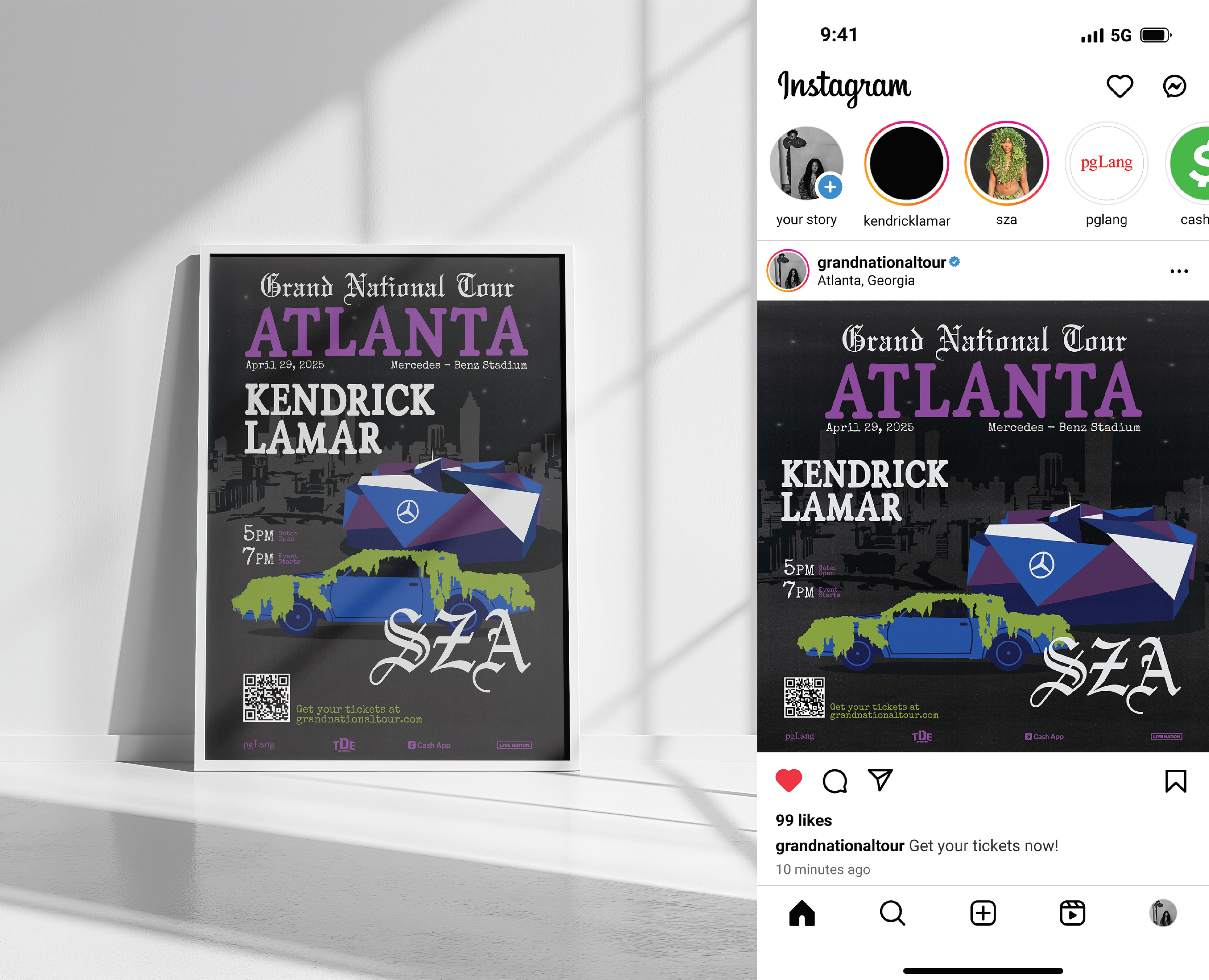 Event poster illustration