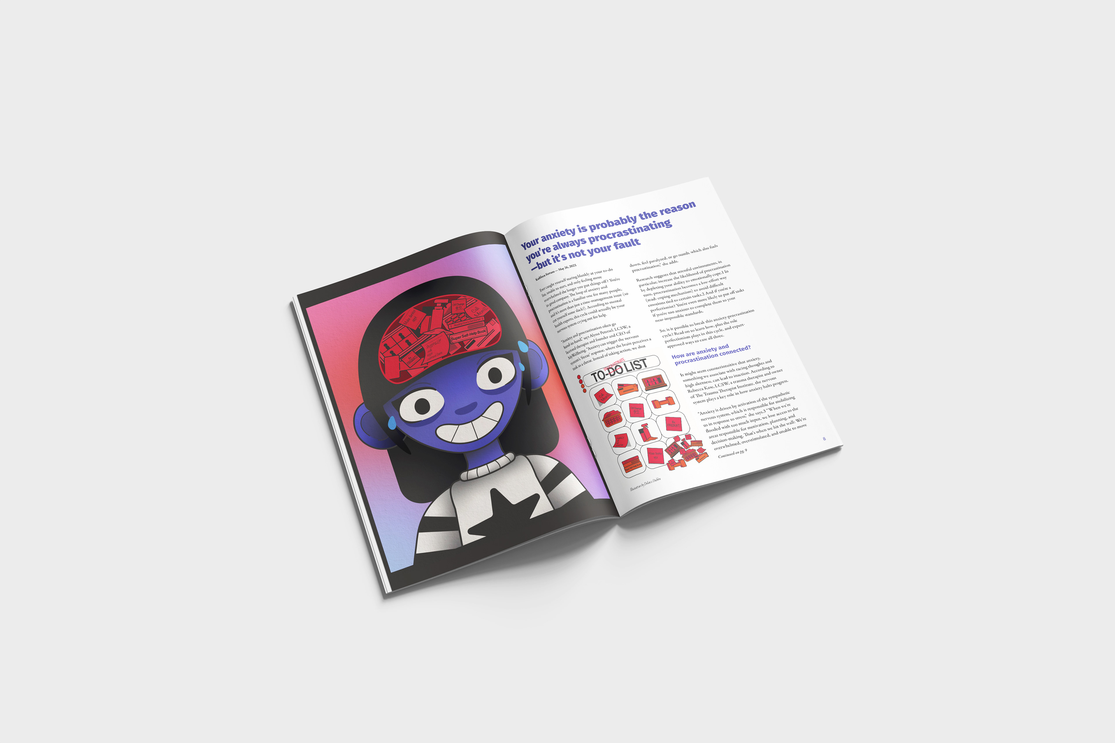 Exploring editorail illustration for an online article