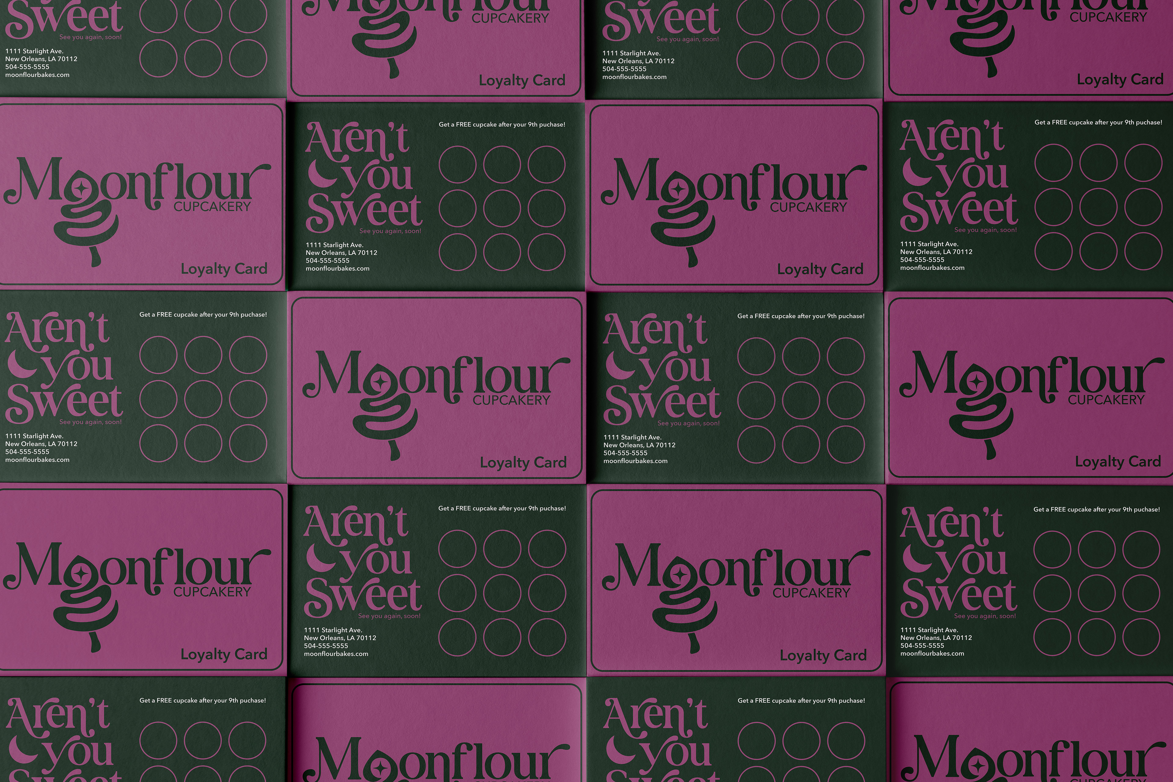 Loyalty Cards Front and Back
