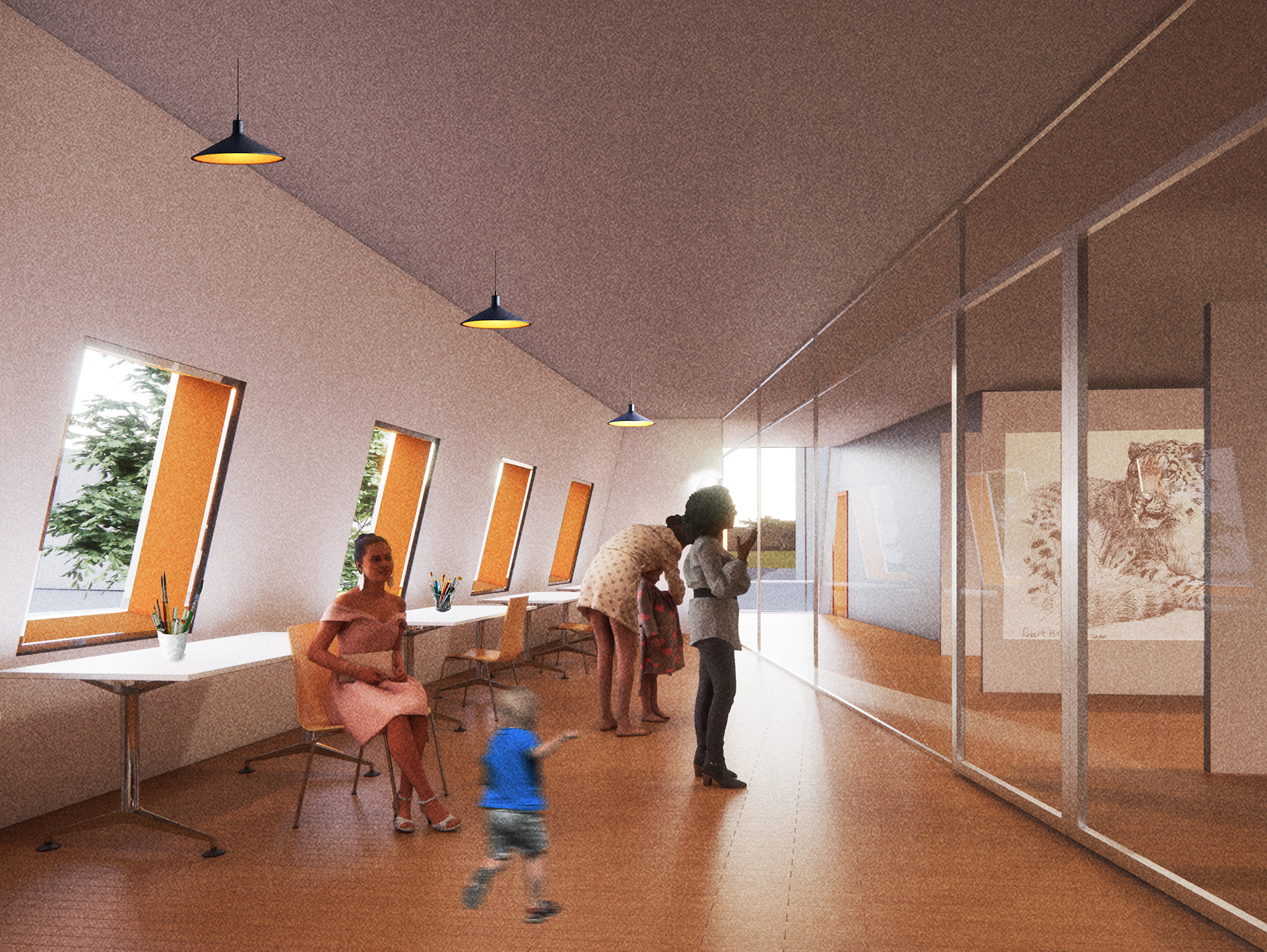 Classroom teaching space