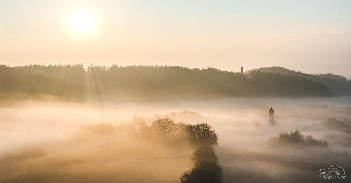 Sonnenaufgang über Mettenbach - März 2025