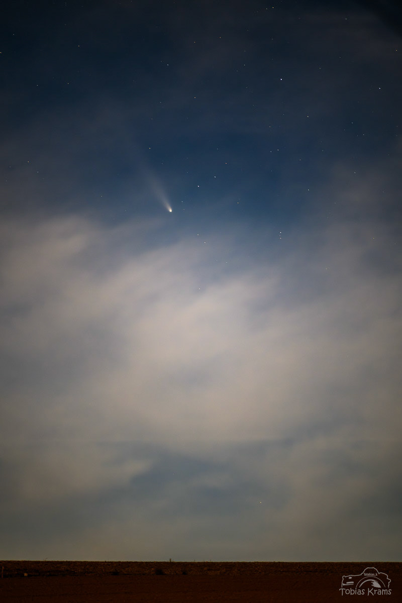 Komet C/2023 A3 Tsuchinshan-Atlas über Mettenbach 17.10.2024