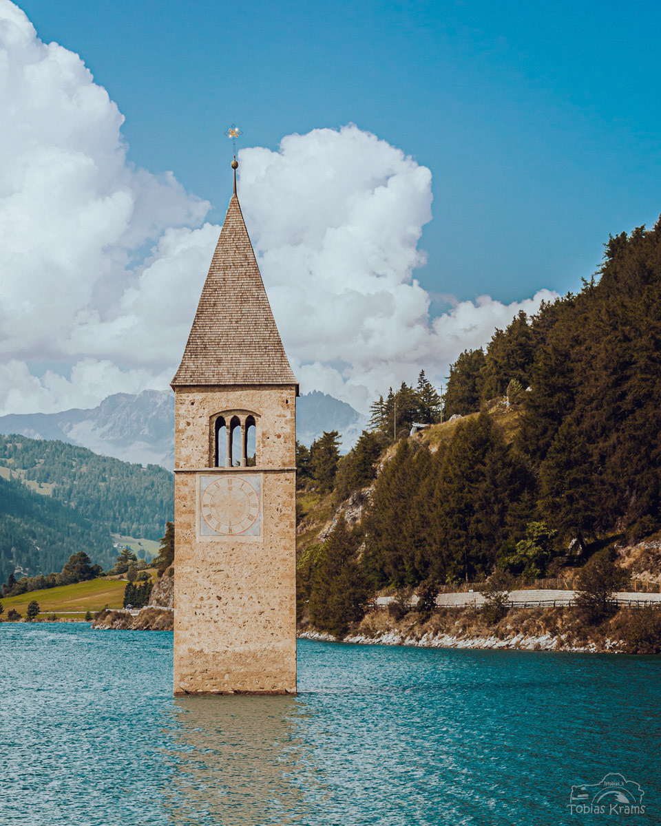 Reschensee Italien 2016