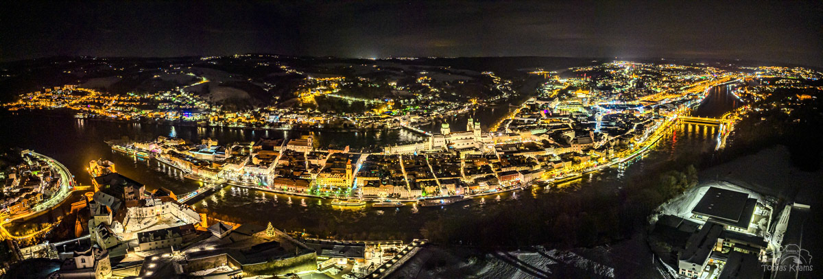 Passau bei Nacht 2023