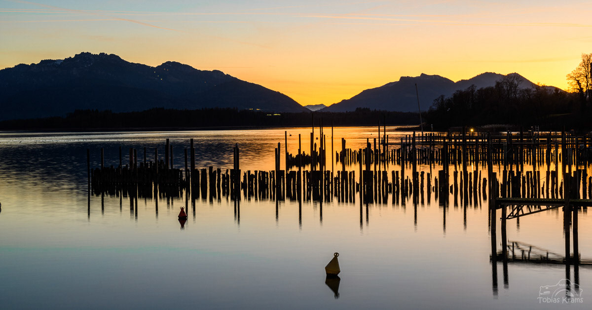 Sonnenuntergang Chiemsee 2023
