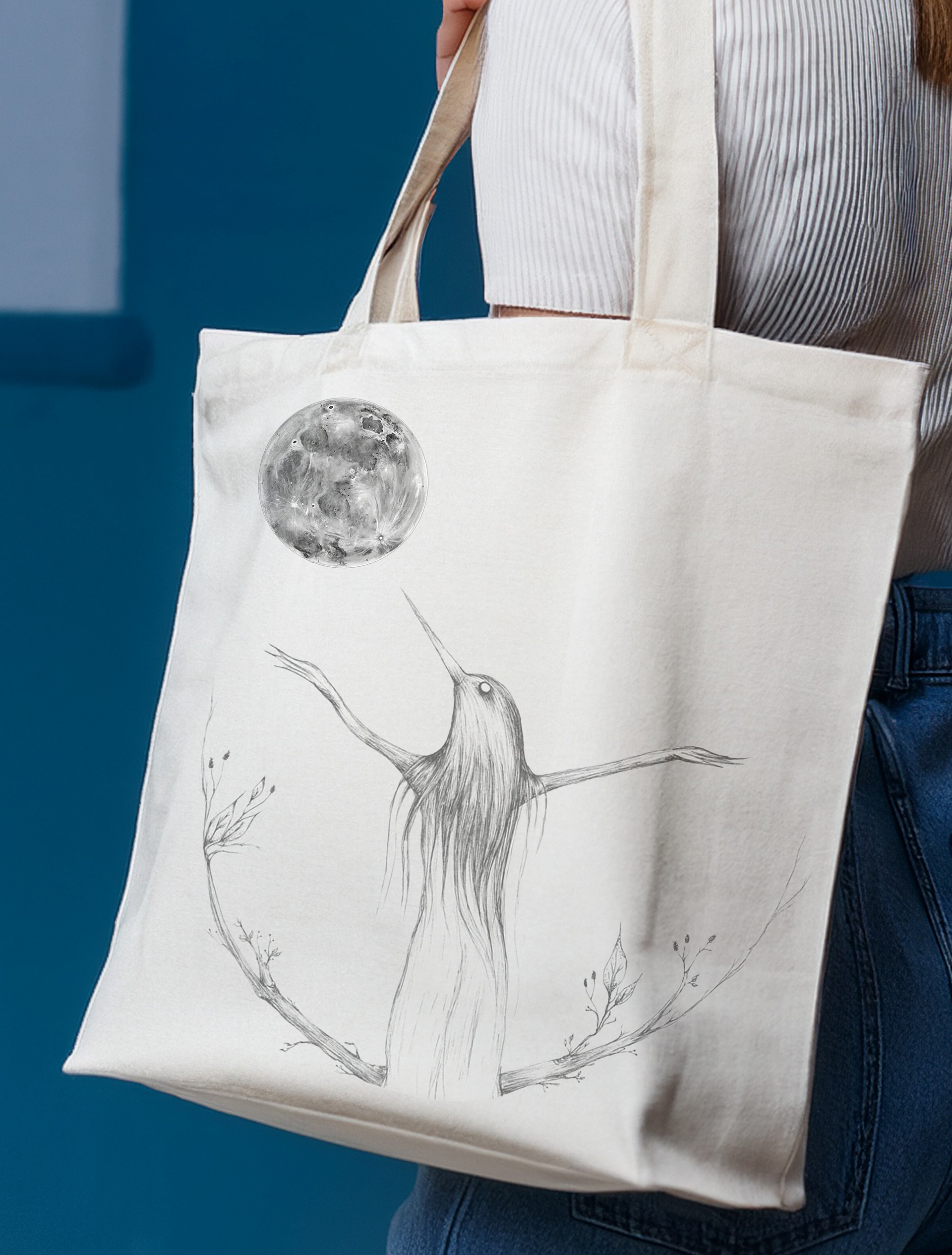 "Moon Dance" Tote Bag Design
